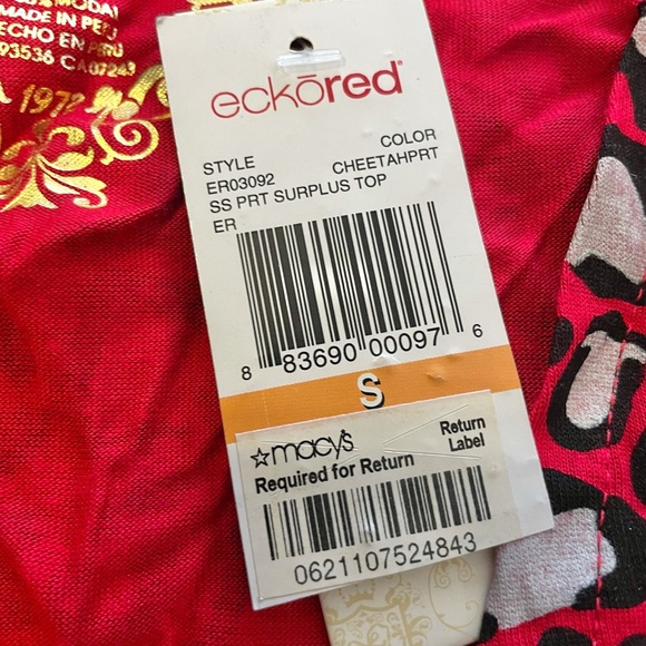 Red by Marc Ecko Red Cheetah Blouse - Picture 9 of 15